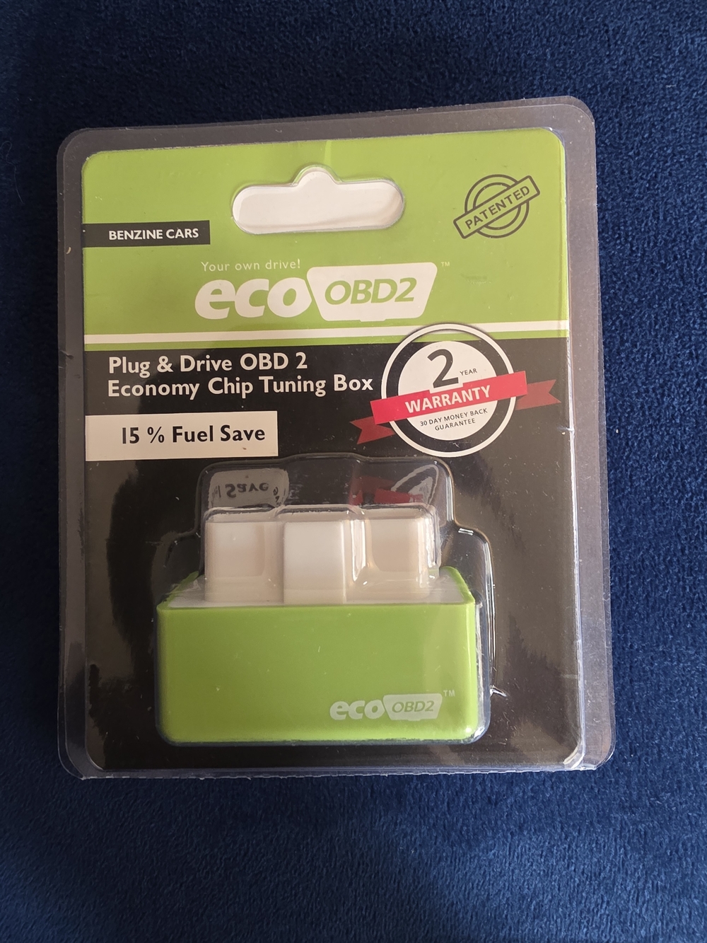 ecoOBD2 Plug & Drive OBD2 Economy Chip Tuning Box - Lime Green